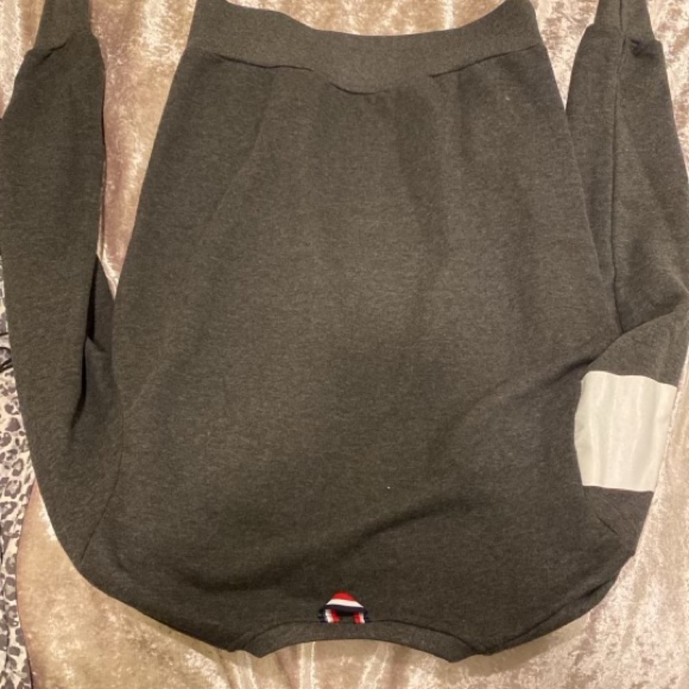Mens moncler grey heather crewneck shirt